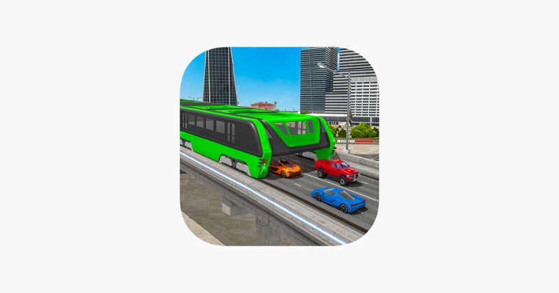 Futuristic Bus Driving Tour 3D Image