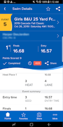 Meet Mobile: Swim screenshot