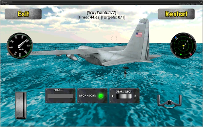 Flight Sim: Transport Plane 3D Image