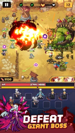 Pixel Defenders: Merge TD Game screenshot