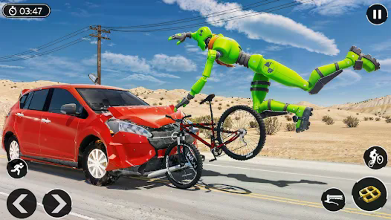 Ragdoll BMX Bone Fall Crash screenshot