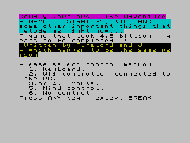 Games like CSSCGC - Deadly Warriors The Adventure 2008