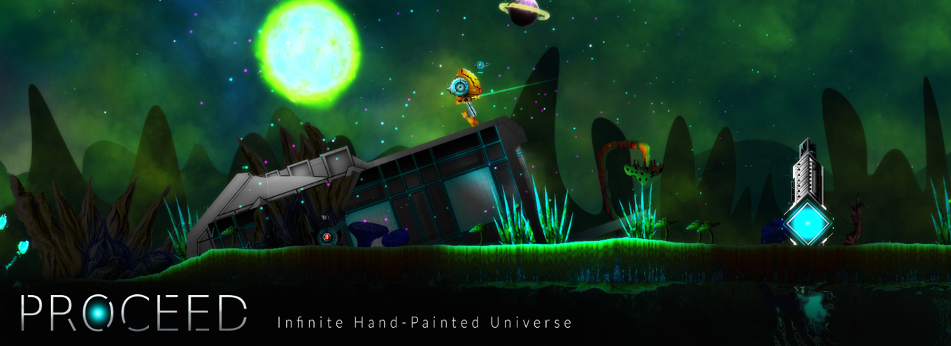 Games like PROCEED: Infinite, Hand Painted Universe.