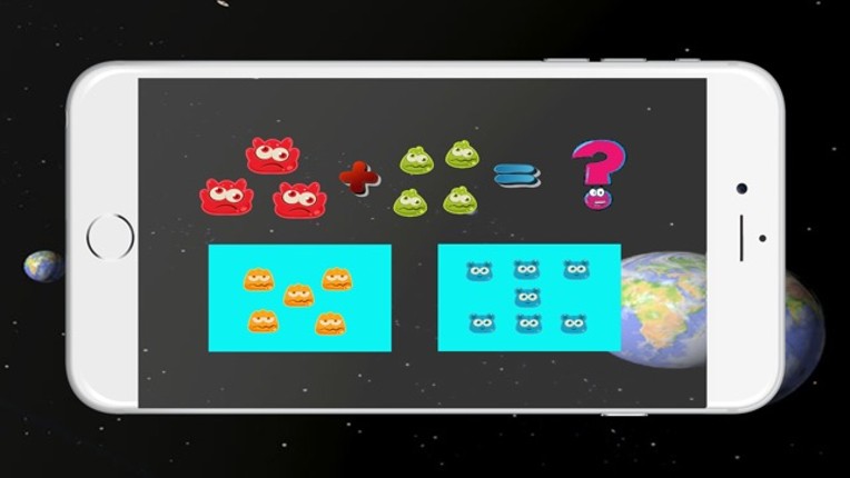 Monster Space Math : Addition And Subtract For Kid Image