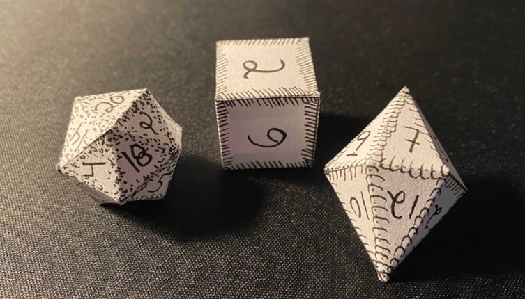 Printable Paper Dice Game Cover