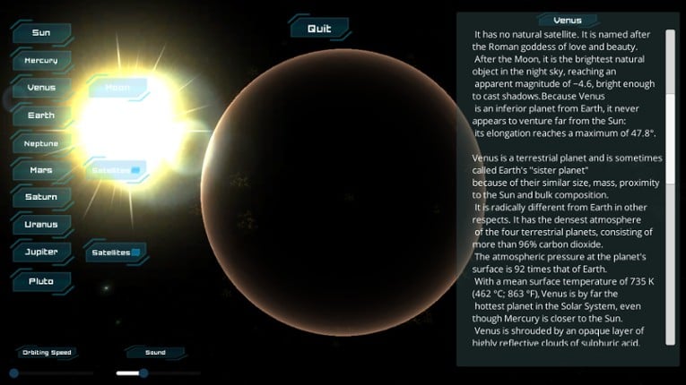 Solar System screenshot
