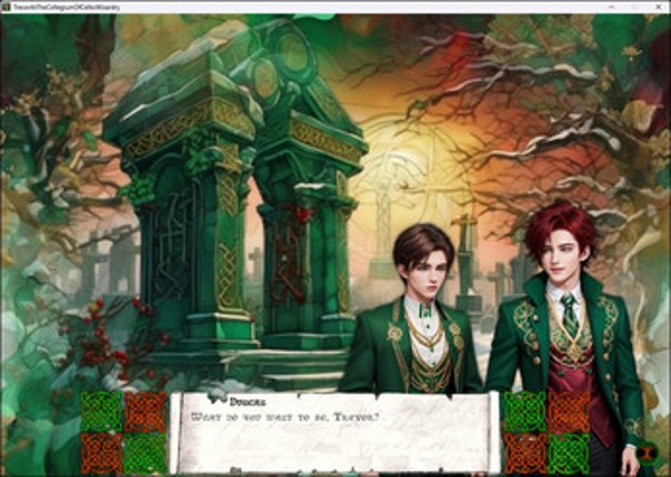 Trevor at the Collegium of Celtic Wizardry (Historical Gay Romance Visual Novel) Image