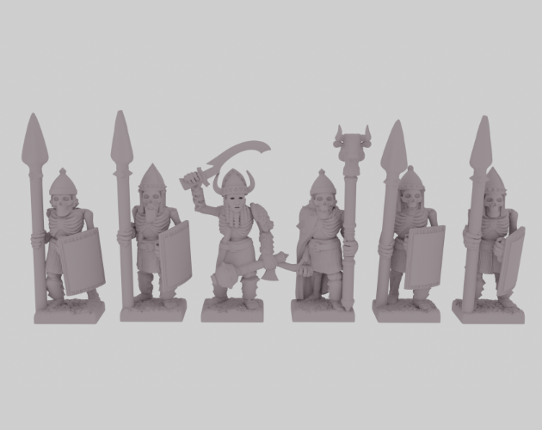 10mm Undead Spearmen Image