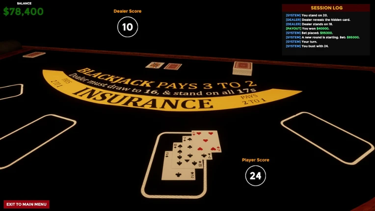 Blackjack Simulator 2027 Image