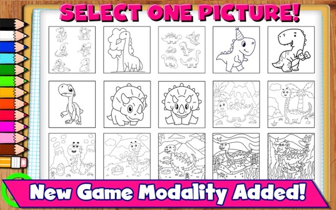 Coloring Dinos For Kids screenshot
