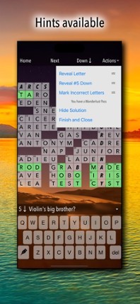 Crossword Puzzles! screenshot