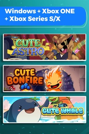Cute Astro + Cute Bonfire + The Cute Whale (Bundle) Image