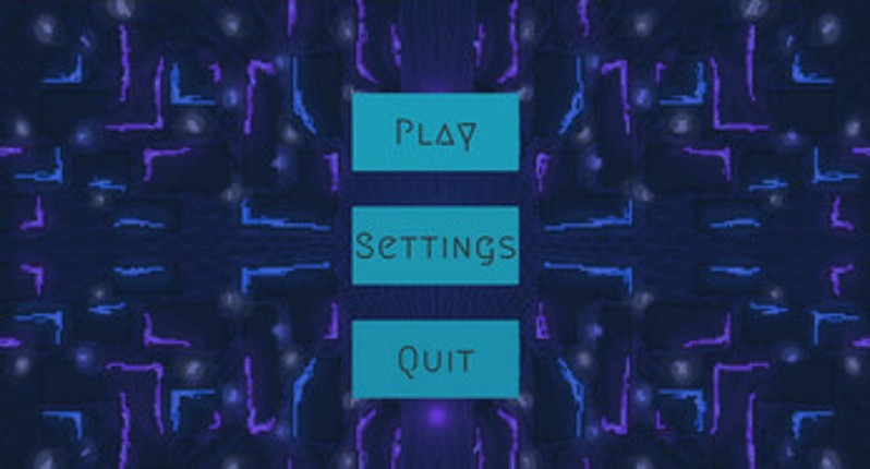 Cyberpunk Asteroids Game screenshot