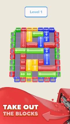 Color Blocks 3D: Slide Puzzle Image