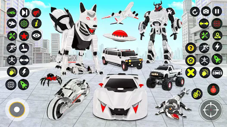 Fox Robot Transform Bike Game screenshot