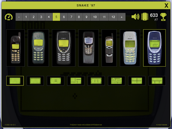 Snake '97: retro phone classic screenshot
