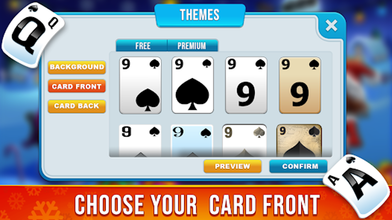 Forty Thieves Solitaire Game screenshot