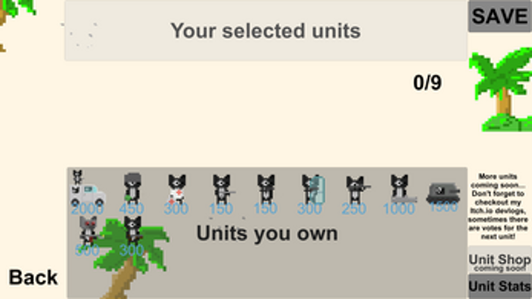 Cat War RTS screenshot