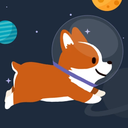 Space Corgi - Jumping Dogs Image