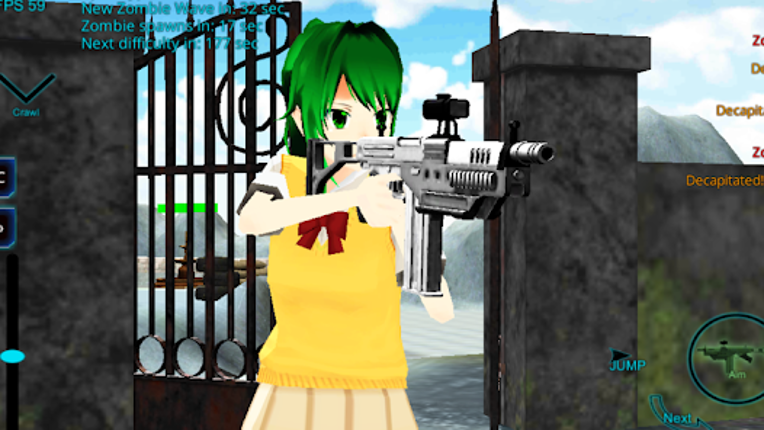 Yandere Zombie Shooter Online screenshot