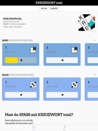 Kreuzworträtsel Deutsch Spiele Image