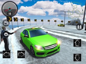 Mountain Road Taxi 3D Image