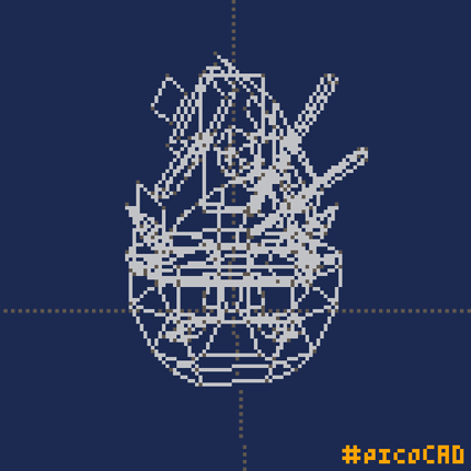 [picoCAD] Oni Ramen Image