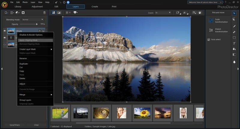 PhotoDirector 10 Ultra - Photo editor, photo editing software screenshot