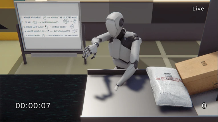 SimulLogistics: RoboHands Image