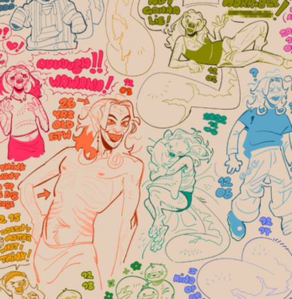 Skunkeys 2022 Digital Sketchbook Image