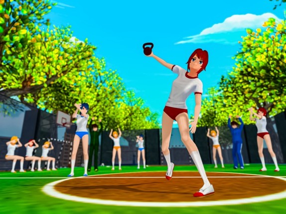 Anime High School Girl Game Image