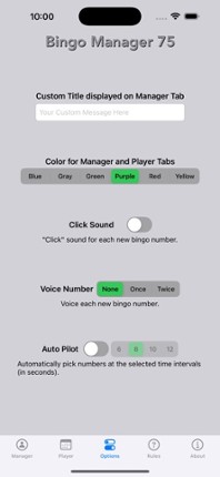 Bingo Manager 75 screenshot