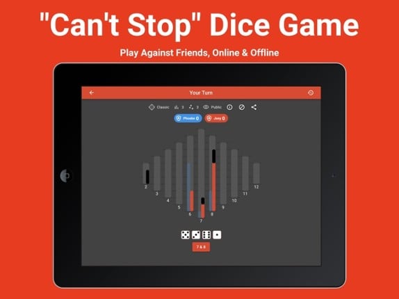 Can't Stop: Dice Game screenshot