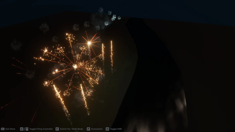 Fireworks Show Simulator screenshot
