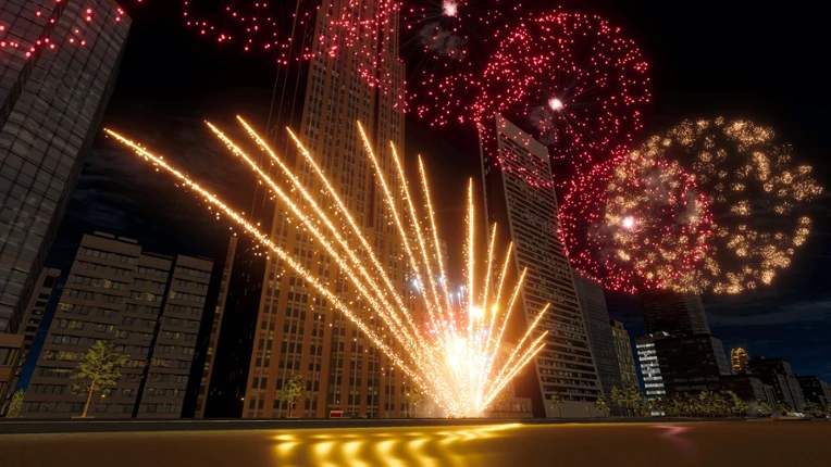 Fireworks Show Simulator screenshot