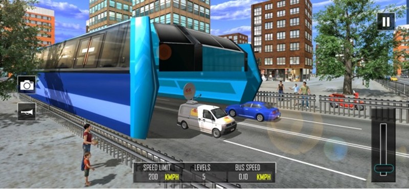 Futuristic Bus Driving Tour 3D screenshot