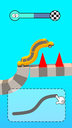 Car Climber: Draw Bridge 3D screenshot