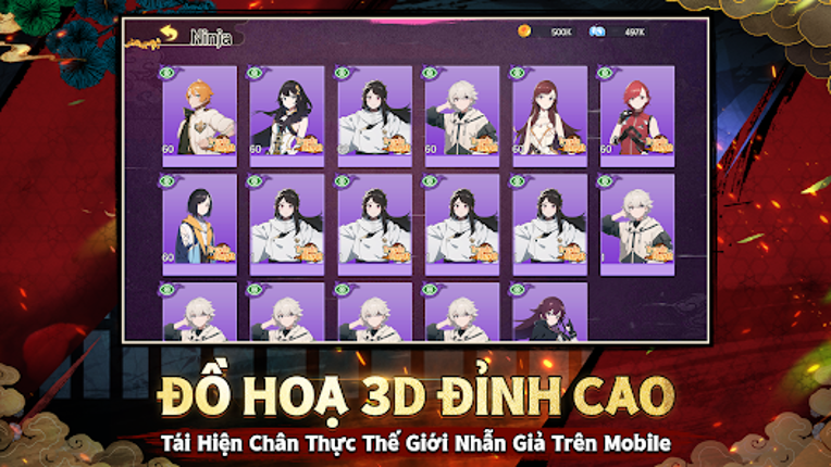 Làng Ninja 3D Mobile screenshot