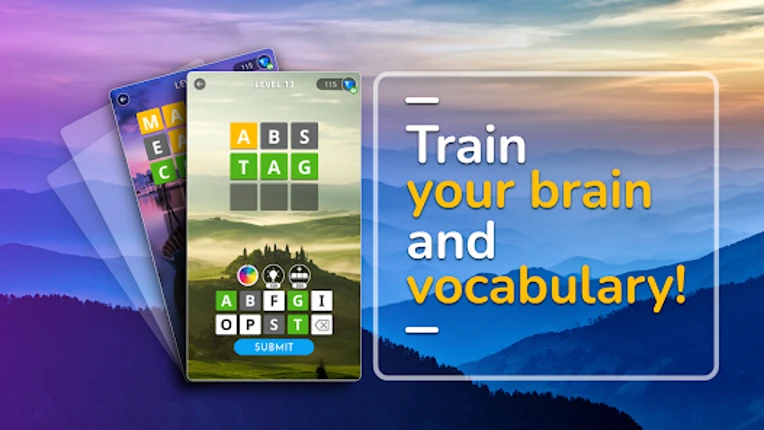 Calming Word Guess screenshot