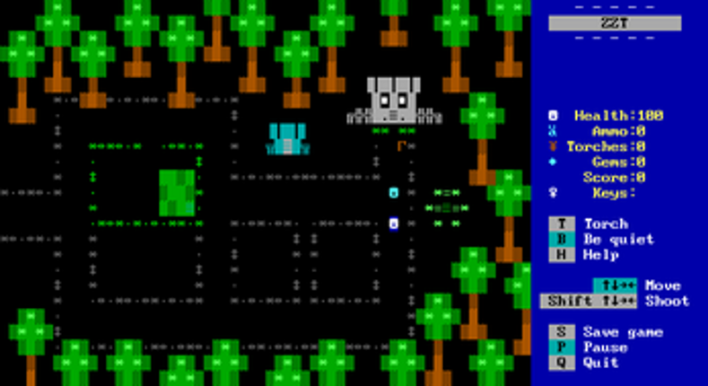 Computer Dungeon Slash: ZZT screenshot