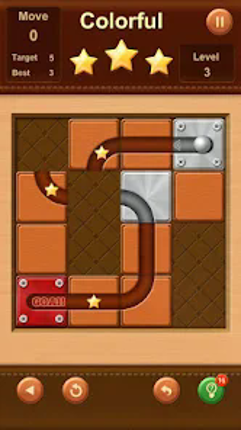 Unblock Ball: Slide Puzzle screenshot