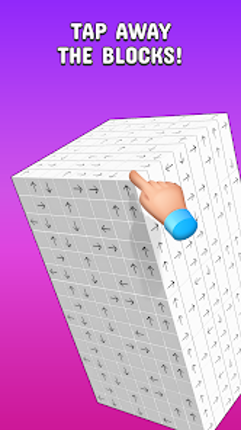 Tap to Unblock 3d Cube Away screenshot