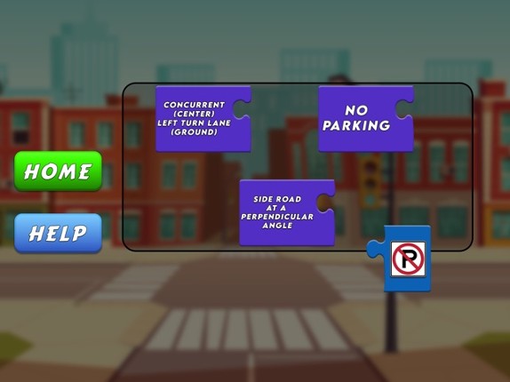 Road Sign Education Game screenshot