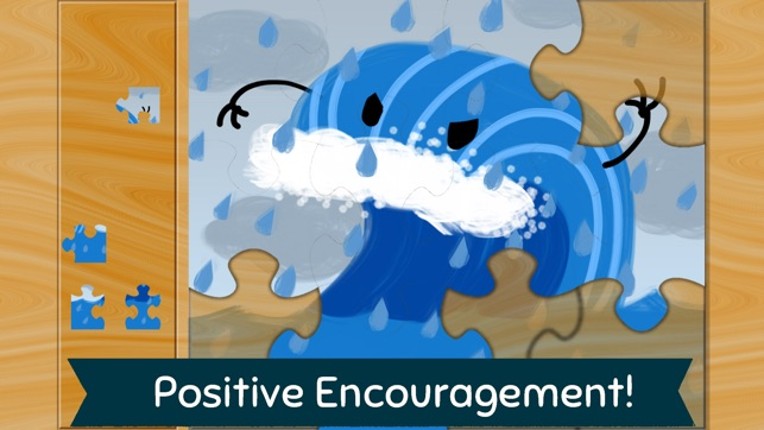 Weather Puzzles for Toddlers and Pre-K - Science for Kids! Educational learning games about seasons and climate, from sun to snow! Image