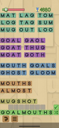 Word-Up!, word twist screenshot