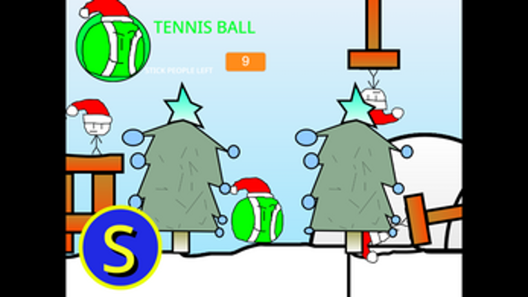 Angry Balls Christmas screenshot
