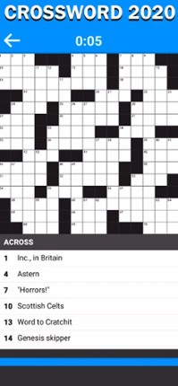 Crossword 2024 screenshot