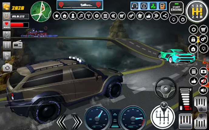 Mountain Climb Drive Car Game screenshot