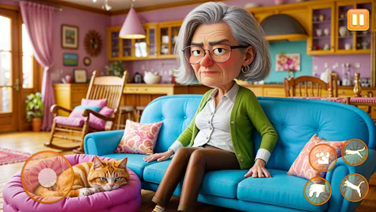 Angry Gran Vs Pet Cat Sim Game Image