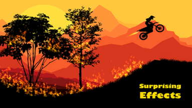 Sunset Bike Racer - 2D Motocross Racing Image